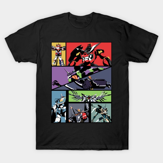 Super Robots T-Shirt by SpaceSharq